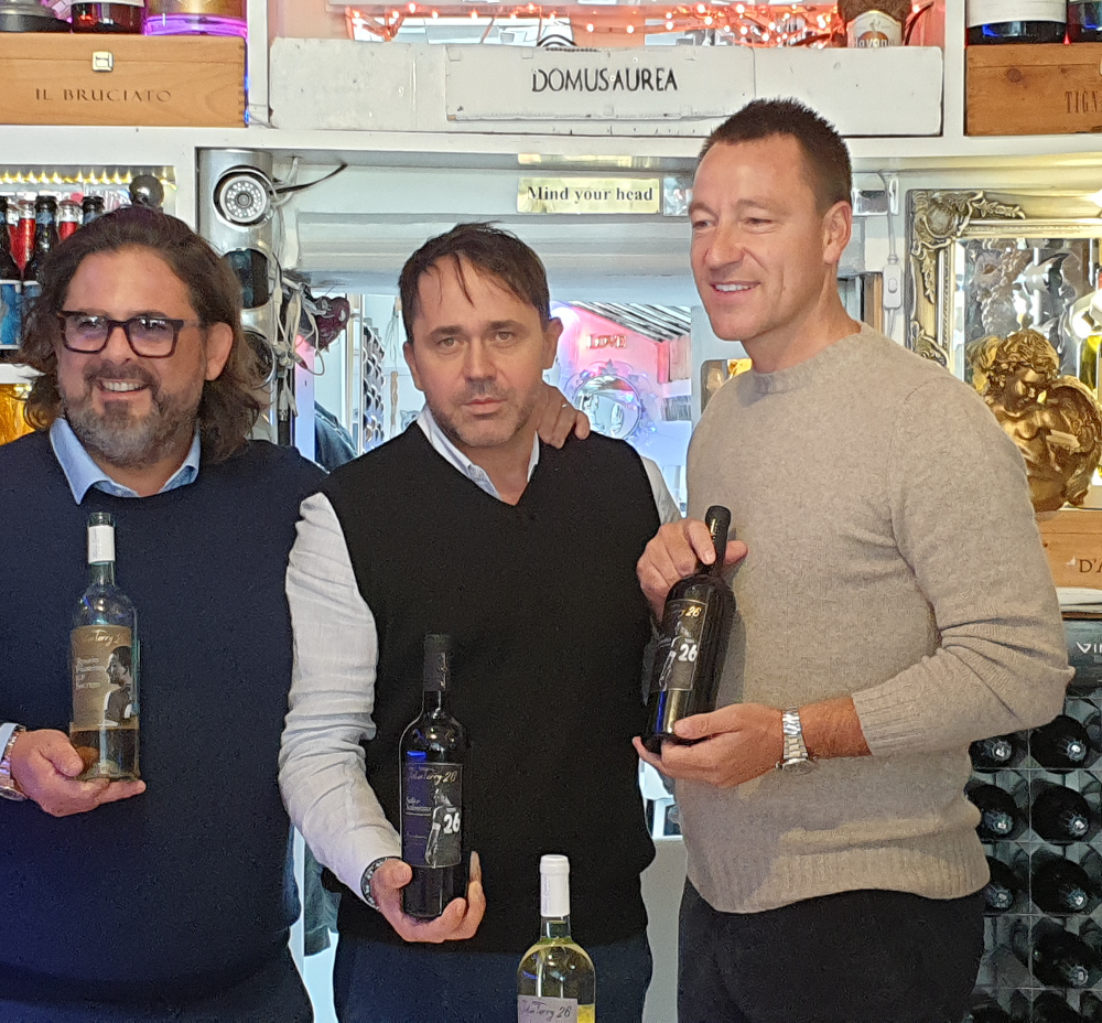 Fabio Cordella, Aaron Rutigliano and John Terry Myth Drinks